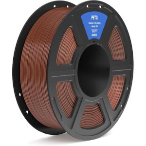 imageELEGOO PETG Filament 175mm Orange 1KG 3D Printer Filament Dimensional Accuracy  002 mm 1kg Spool22lbs Fits for Most FDM 3D PrintersPetg Brown