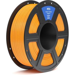 imageELEGOO PETG Filament 175mm Orange 1KG 3D Printer Filament Dimensional Accuracy  002 mm 1kg Spool22lbs Fits for Most FDM 3D PrintersPetg Orange