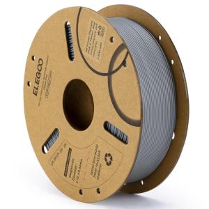 imageELEGOO PLA 3D Printer Filament 175mm Bundle 4KG Dimensional Accuracy  002mm 4 Pack 1kg Cardboard Spool22lbs Fits for Most FDM 3D Printers Black White Dark Blue Red1kg Grey