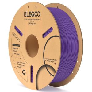 imageELEGOO PLA 3D Printer Filament 175mm Bundle 4KG Dimensional Accuracy  002mm 4 Pack 1kg Cardboard Spool22lbs Fits for Most FDM 3D Printers Black White Dark Blue Red1kg Purple
