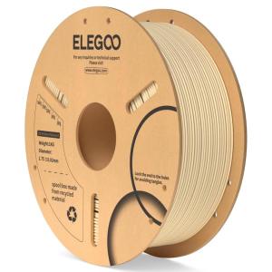 imageELEGOO PLA 3D Printer Filament 175mm Bundle 4KG Dimensional Accuracy  002mm 4 Pack 1kg Cardboard Spool22lbs Fits for Most FDM 3D Printers Black White Dark Blue Red1kg Beige