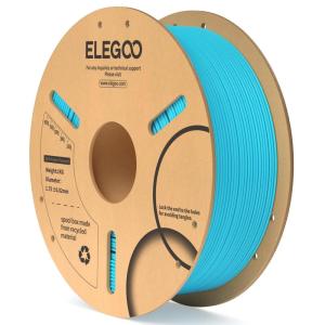 imageELEGOO PLA 3D Printer Filament 175mm Bundle 4KG Dimensional Accuracy  002mm 4 Pack 1kg Cardboard Spool22lbs Fits for Most FDM 3D Printers Black White Dark Blue Red1kg Sky Blue