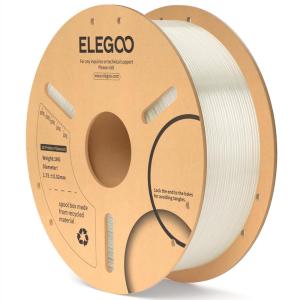imageELEGOO PLA 3D Printer Filament 175mm Bundle 4KG Dimensional Accuracy  002mm 4 Pack 1kg Cardboard Spool22lbs Fits for Most FDM 3D Printers Black White Dark Blue Red1kg Translucent