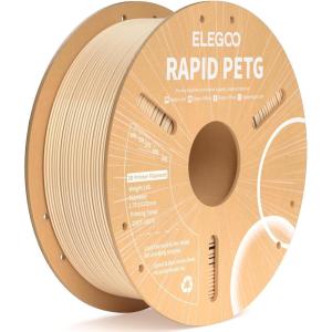 imageELEGOO Rapid PETG Filament 175mm Blue ampamp Red 2KG High Speed 600mms 3D Printer Filament Dimensional Accuracy  002 mm 1kg Cardboard Spool22lbs Fits for Most FDM 3D Printers1kg Beige