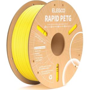 imageELEGOO Rapid PETG Filament 175mm Blue ampamp Red 2KG High Speed 600mms 3D Printer Filament Dimensional Accuracy  002 mm 1kg Cardboard Spool22lbs Fits for Most FDM 3D Printers1kg Yellow