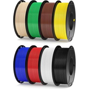 imageELEGOO Rapid PETG Filament 175mm Blue ampamp Red 2KG High Speed 600mms 3D Printer Filament Dimensional Accuracy  002 mm 1kg Cardboard Spool22lbs Fits for Most FDM 3D Printers8250g BrownBeigeBlackWhiteRedBlueGreenYellow