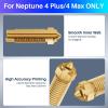 imageELEGOO 10pcs Multi Size Nozzles for Neptune 4 and Neptune 4 Pro 3D Printer Brass Hotend Nozzles 02040608mm with Cleaning KitsBrassNeptune 4 PlusMax