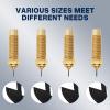 imageELEGOO 10pcs Multi Size Nozzles for Neptune 4 and Neptune 4 Pro 3D Printer Brass Hotend Nozzles 02040608mm with Cleaning KitsBrassNeptune 4 PlusMax