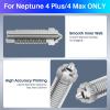 imageELEGOO 10pcs Multi Size Nozzles for Neptune 4 and Neptune 4 Pro 3D Printer Brass Hotend Nozzles 02040608mm with Cleaning KitsHarden SteelNeptune 4 PlusMax