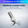 imageELEGOO 10pcs Multi Size Nozzles for Neptune 4 and Neptune 4 Pro 3D Printer Brass Hotend Nozzles 02040608mm with Cleaning KitsHarden SteelNeptune 44 Pro