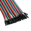 imageELEGOO 120pcs Multicolored Dupont Wire 40pin Male to Female 40pin Male to Male 40pin Female to Female Breadboard Jumper Ribbon Cables Kit Compatible with Arduino Projects