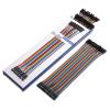 imageELEGOO 120pcs Multicolored Dupont Wire 40pin Male to Female 40pin Male to Male 40pin Female to Female Breadboard Jumper Ribbon Cables Kit Compatible with Arduino Projects