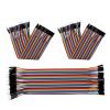 imageELEGOO 120pcs Multicolored Dupont Wire 40pin Male to Female 40pin Male to Male 40pin Female to Female Breadboard Jumper Ribbon Cables Kit Compatible with Arduino Projects