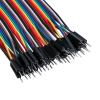 imageELEGOO 120pcs Multicolored Dupont Wire 40pin Male to Female 40pin Male to Male 40pin Female to Female Breadboard Jumper Ribbon Cables Kit Compatible with Arduino Projects