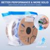imageELEGOO Filament Storage Bags 10 Reusable Vacuum Sealed Bags MoistureProof DustProof Perfect for 3D Printer Filament Storage and Keep Filament Dry 134x118 inch No Pump Included20 Bags ONLY138x126