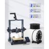 imageELEGOO PLA Filament 175mm Black 1KG 3D Printer Filament Dimensional Accuracy  002mm 1kg Spool22lbs Fit Most FDM 3D Printers1 Big Spool Black 3kg