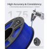 imageELEGOO PLA Filament 175mm Black 1KG 3D Printer Filament Dimensional Accuracy  002mm 1kg Spool22lbs Fit Most FDM 3D PrintersDark Blue