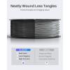 imageELEGOO PLA Filament 175mm Black 1KG 3D Printer Filament Dimensional Accuracy  002mm 1kg Spool22lbs Fit Most FDM 3D PrintersPink  Purple  Sky Blue  Sea Green