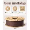 imageELEGOO PLA PRO Filament 175mm Yellow 1KG 30250mms Printing Speed Improved Rigidity 3D Printer Filament Dimensional Accuracy  002mm 1kg Spool 22lbsPla Walnut Wood