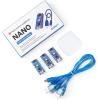 imageELEGOO Presoldered Nano Boards with USB Cable Compatible with Arduino IDE Microcontroller Mini Board ATmega328P CH340 Chip