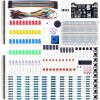 imageELEGOO Electronic Fun Kit Bundle with Breadboard Cable Resistor Capacitor LED Potentiometer total 235 Items for Arduino