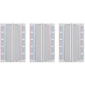 imageELEGOO 3PCS 400 tie Points breadboard 4 Power Rails for Jumper Wire