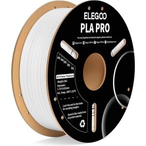 imageELEGOO PLA PRO Filament 175mm Yellow 1KG 30250mms Printing Speed Improved Rigidity 3D Printer Filament Dimensional Accuracy  002mm 1kg Spool 22lbs1kg White