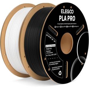 imageELEGOO PLA PRO Filament 175mm Yellow 1KG 30250mms Printing Speed Improved Rigidity 3D Printer Filament Dimensional Accuracy  002mm 1kg Spool 22lbsBlack  White