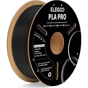 imageELEGOO PLA PRO Filament 175mm Yellow 1KG 30250mms Printing Speed Improved Rigidity 3D Printer Filament Dimensional Accuracy  002mm 1kg Spool 22lbsBlack