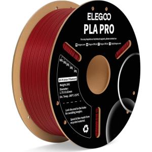 imageELEGOO PLA PRO Filament 175mm Yellow 1KG 30250mms Printing Speed Improved Rigidity 3D Printer Filament Dimensional Accuracy  002mm 1kg Spool 22lbsBurgundy Red