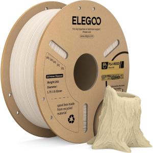 imageELEGOO PLA PRO Filament 175mm Yellow 1KG 30250mms Printing Speed Improved Rigidity 3D Printer Filament Dimensional Accuracy  002mm 1kg Spool 22lbsPla Tan Birch