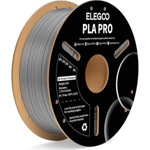 imageELEGOO PLA PRO Filament 175mm Yellow 1KG 30250mms Printing Speed Improved Rigidity 3D Printer Filament Dimensional Accuracy  002mm 1kg Spool 22lbsSilver