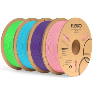 imageELEGOO PLA Plus Filament 175mm Beige 1KG PLA Tougher and Stronger 3D Printer Filament Dimensional Accuracy  002mm 1kg Spool22lbs Fits for Most FDM 3D Printers41kg PinkPurpleSky BlueNeon Green