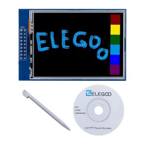 imageELEGOO UNO R3 28 Inches TFT Touch Screen with SD Card Socket with Technical Data for Arduino UNO R3 R4