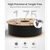 imageELEGOO Matte PLA Filament Matte White 2KG 175mm 3D Printer Filament Dimensional Accuracy  002mm 2pcs 1kg Carboard Spool 22lbs for Most FDM 3D PrintersCarbon Fiber Black