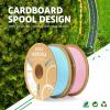 imageELEGOO Matte PLA Filament Matte White 2KG 175mm 3D Printer Filament Dimensional Accuracy  002mm 2pcs 1kg Carboard Spool 22lbs for Most FDM 3D PrintersMint Green