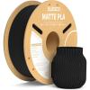 imageELEGOO Matte PLA Filament Matte White 2KG 175mm 3D Printer Filament Dimensional Accuracy  002mm 2pcs 1kg Carboard Spool 22lbs for Most FDM 3D PrintersBlack