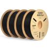 imageELEGOO Rapid PLA Plus Filament 175mm Black ampamp White 2KG PLA 3D Printer Filament for 600 mms High Speed Printing Dimensional Accuracy  002 mm 2 Pack 1kg Spool22lbs41kg Black
