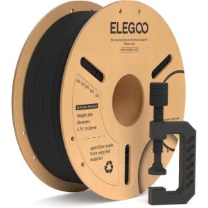 imageELEGOO Matte PLA Filament Matte White 2KG 175mm 3D Printer Filament Dimensional Accuracy  002mm 2pcs 1kg Carboard Spool 22lbs for Most FDM 3D PrintersCarbon Fiber Black