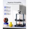 imageELEGOO PETG Filament 175mm Black 3KG 3D Printer Filament Dimensional Accuracy  002 mm 3kg Large Spool66lbs Fits for Most FDM 3D PrintersRed