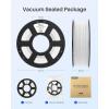 imageELEGOO PLA Filament 175mm White 1KG High Toughness PLA Plus 3D Printer Filament Dimensional Accuracy  002mm 1kg Spool22lbs Fits for Most FDM 3D PrintersSky Blue