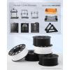 imageELEGOO PLA Filament 175mm White 1KG High Toughness PLA Plus 3D Printer Filament Dimensional Accuracy  002mm 1kg Spool22lbs Fits for Most FDM 3D Printers1pcs Black 3kg