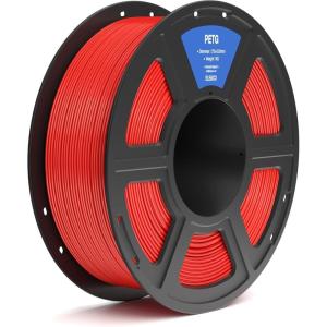 imageELEGOO PETG Filament 175mm Black 3KG 3D Printer Filament Dimensional Accuracy  002 mm 3kg Large Spool66lbs Fits for Most FDM 3D PrintersPetg Red