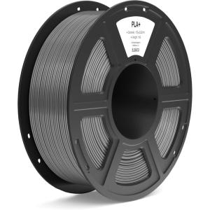 imageELEGOO PLA Filament 175mm White 1KG High Toughness PLA Plus 3D Printer Filament Dimensional Accuracy  002mm 1kg Spool22lbs Fits for Most FDM 3D PrintersSpace Gray
