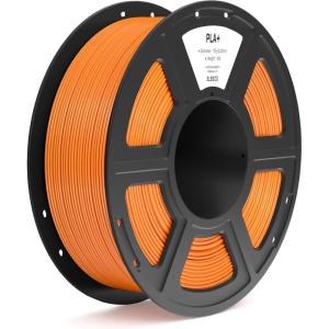 imageELEGOO PLA Filament 175mm White 1KG High Toughness PLA Plus 3D Printer Filament Dimensional Accuracy  002mm 1kg Spool22lbs Fits for Most FDM 3D PrintersOrange