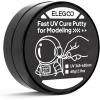 imageELEGOO UV Putty for Modeling 365405 mm UV Light Fast Curing Clay for Miniature Model Repair White 60g