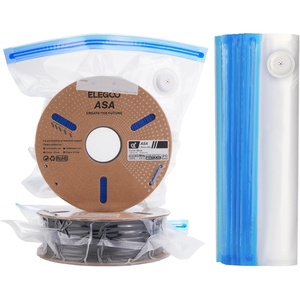 image:imageELEGOO Filament Storage Bags Upgraded 10 Pack Vacuum Sealed Bags Dust Proof Humidity Resistant for Keeping 3D Printer Filament Dry138  126 inch No Pump Included10 Bags ONLY