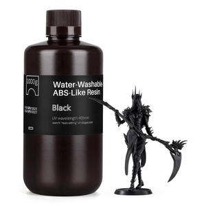 image:imageELEGOO 8K Water Washable ABSLike Resin for 3D Prints High Toughness Low Odor Perfect for Miniatures Prototypes amp Functional Parts Compatible with MSLADLPLCD 3D Printers Red Clay 2000gBlack