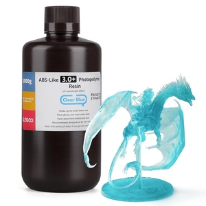 image:imageELEGOO ABSLike Resin 30 Upgraded 3D Printer Photopolymer Resin Higher HeatResistance Fast Curing High Precision NonBrittle Yellow 2000gClear Blue