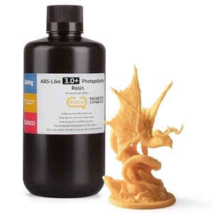 image:imageELEGOO ABSLike Resin 30 Upgraded 3D Printer Photopolymer Resin Higher HeatResistance Fast Curing High Precision NonBrittle Yellow 2000gYellow